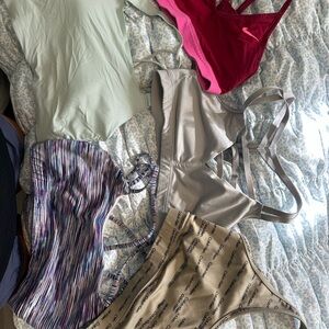 Nike Sports Bras in Red, Gray, and Multicolor